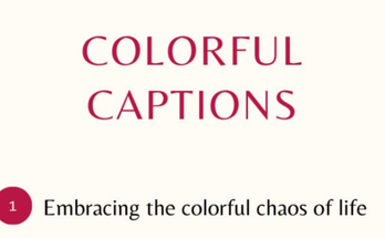 Color Captions
