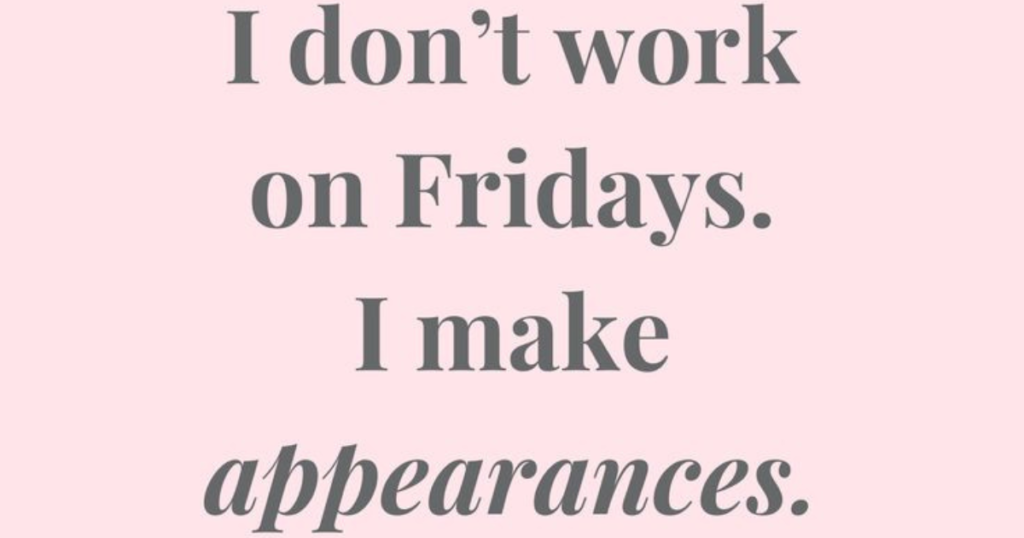 Friday Captions