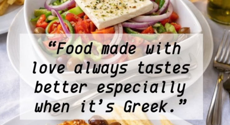 Greek Food Captions