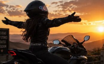 Ladies Biker Captions