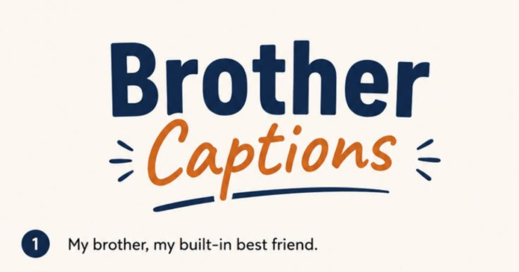 Comments for Brother Pic on Instagram