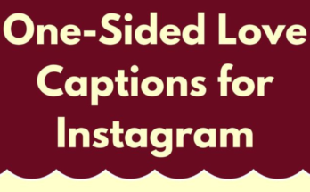 One-Sided Love Captions for Instagram