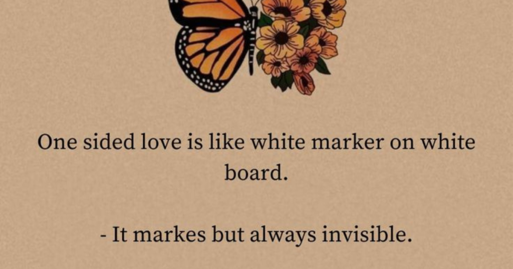 One-Sided Love Captions for Instagram