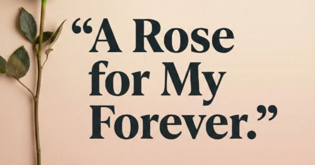 Rose Captions for Instagram