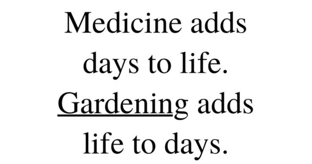 Gardening Captions