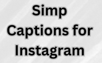 Simp Instagram Captions