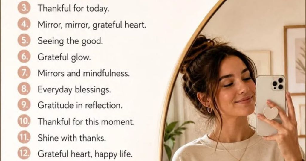 Mirror Selfie Captions For Girls