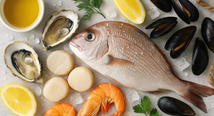 Seafood Captions