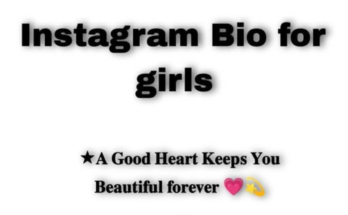 Simple Instagram Bio for Girls