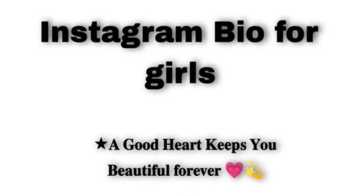 Simple Instagram Bio for Girls