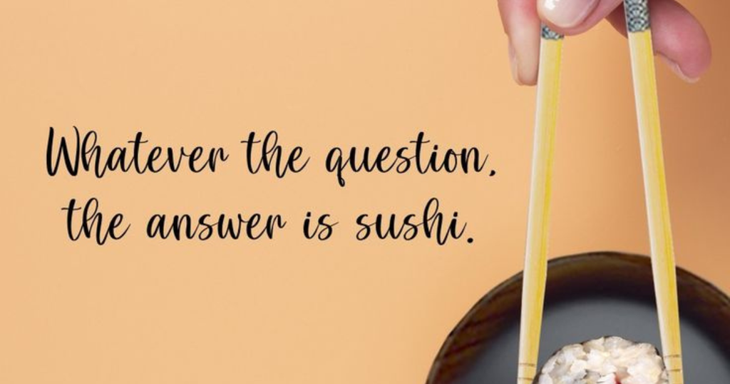 Sushi Captions