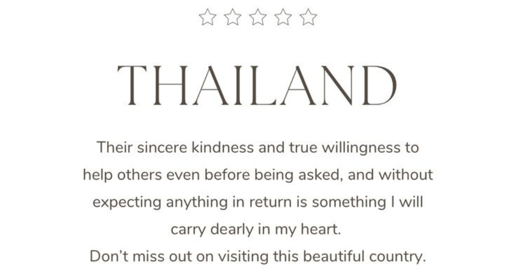 Thailand Captions