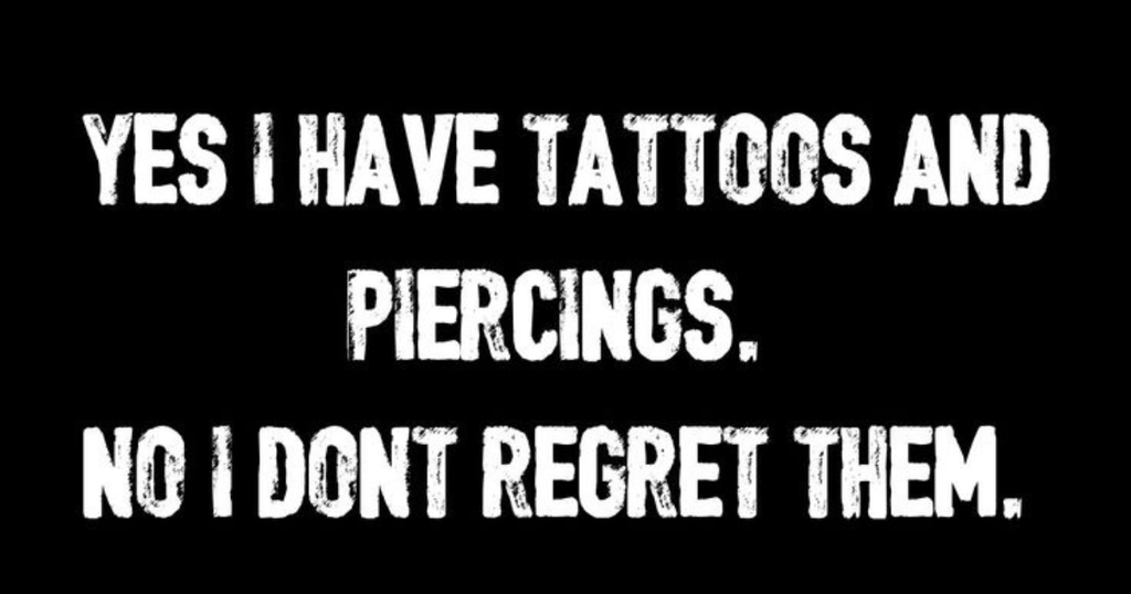 body piercing instagram captions